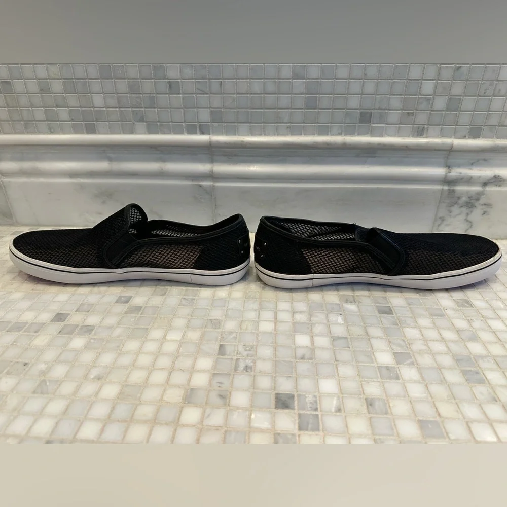 Kate Spade Women’s Black Sallie Mesh Slip-On Sneakers Size 10